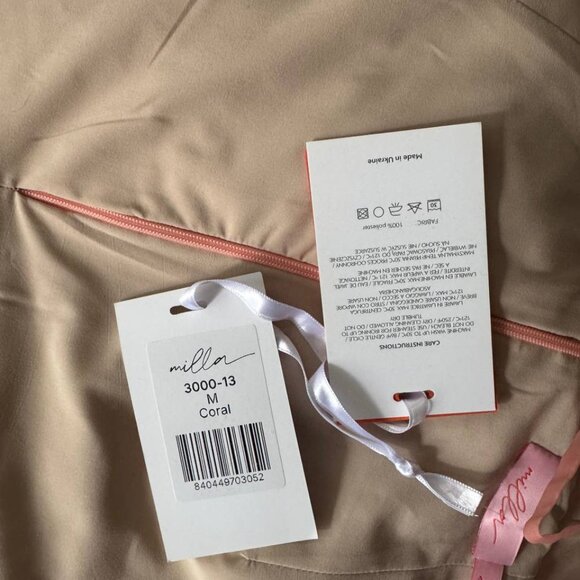 Milla, itsMilla appliquéd organza coral mini dress - Picture 9 of 11